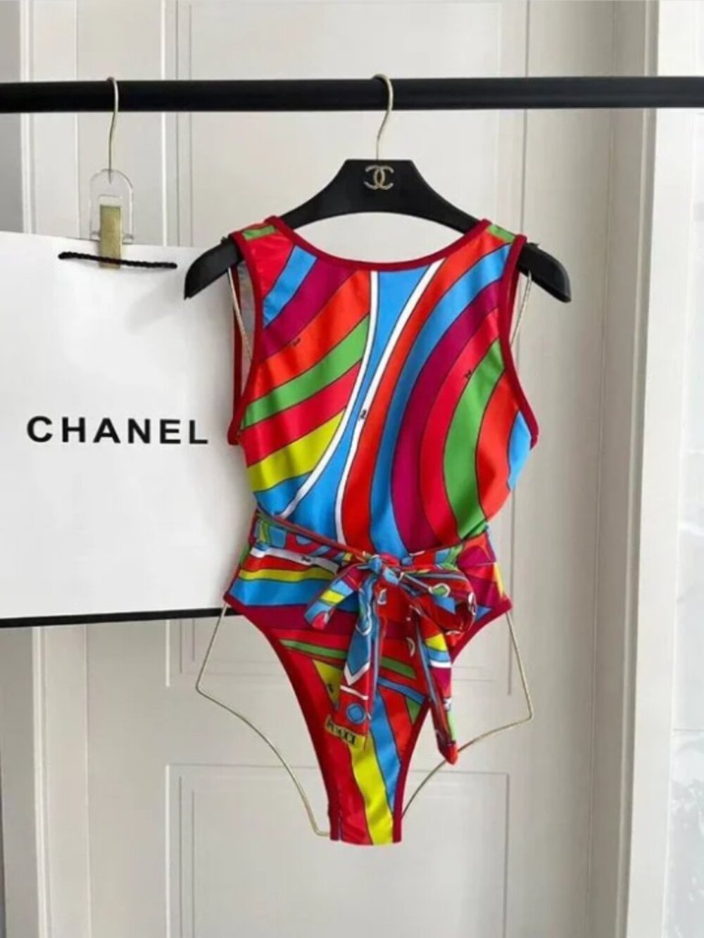 Emilio Pucci Multicolor One Piece Swimsuit - Picture 2 of 6